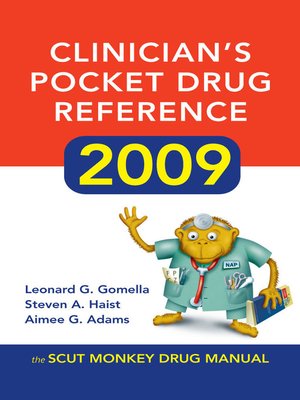 cover image of Clinician's Pocket Drug Reference 2009